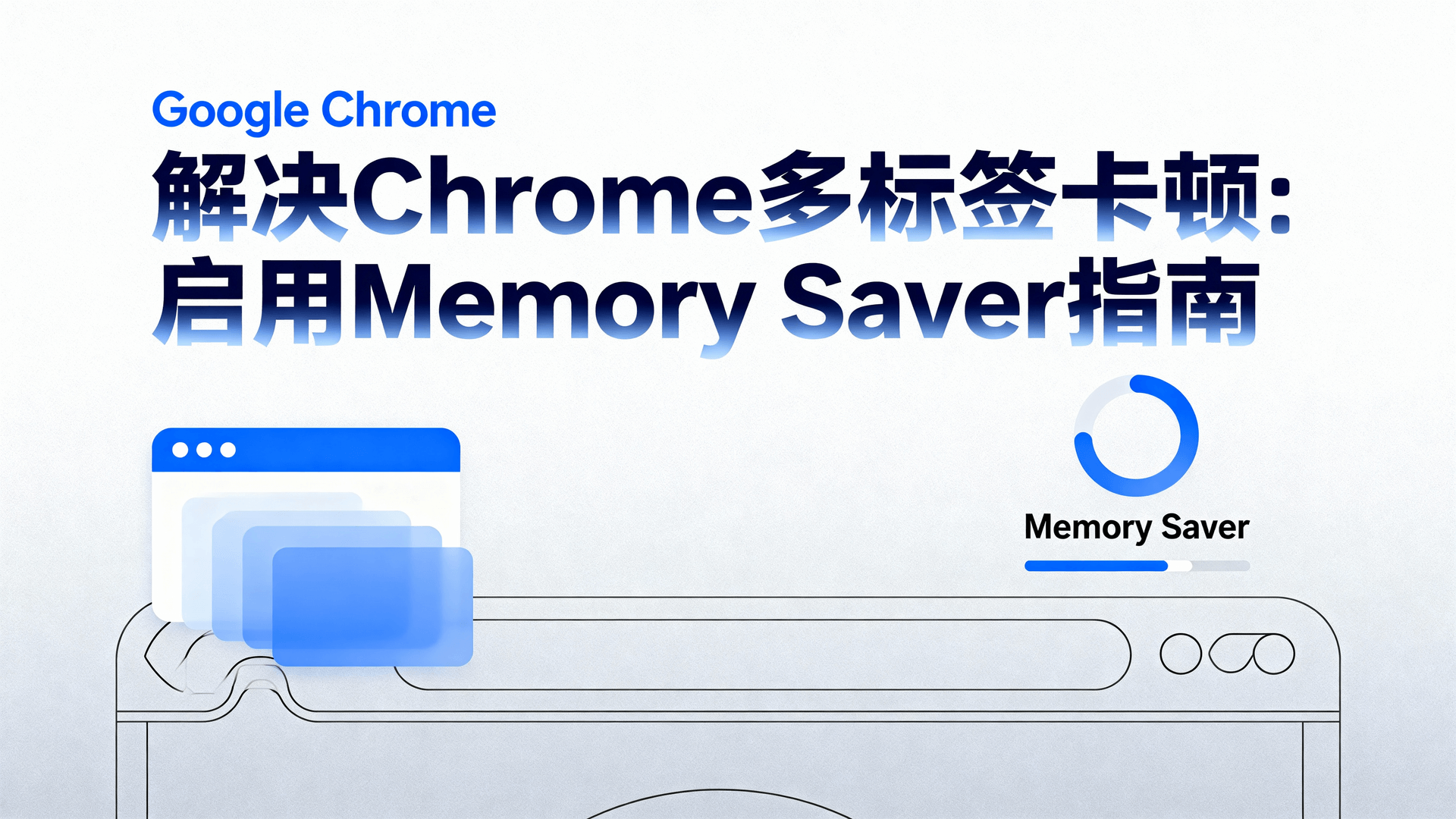Chrome 120 起默认开启的 Memory Saver（内存节省程序）可冻结后台标签页，平均为 8 GB 笔记本释放 15–30 % 内存，缓解多标签卡顿。本文给出 Windows/macOS/Android 最短开关路径、阈值测量方法与回退方案，并提醒扩展休眠例外、DevTools 调试失效等取舍，帮助你在性能与功能间快速决策。