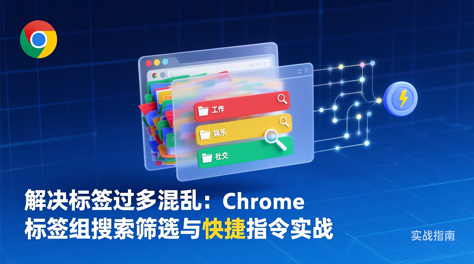 Chrome 标签组搜索筛选与快捷指令实战，教你用 2025 版 Chrome 内置命令、地址栏 Flag 与扩展联动，在 3 秒内从 200+ 标签里精准跳转；同时给出桌面/Android/iOS 三端最短路径、回退方案与性能边界，避免「搜得到却打不开」的隐形陷阱。