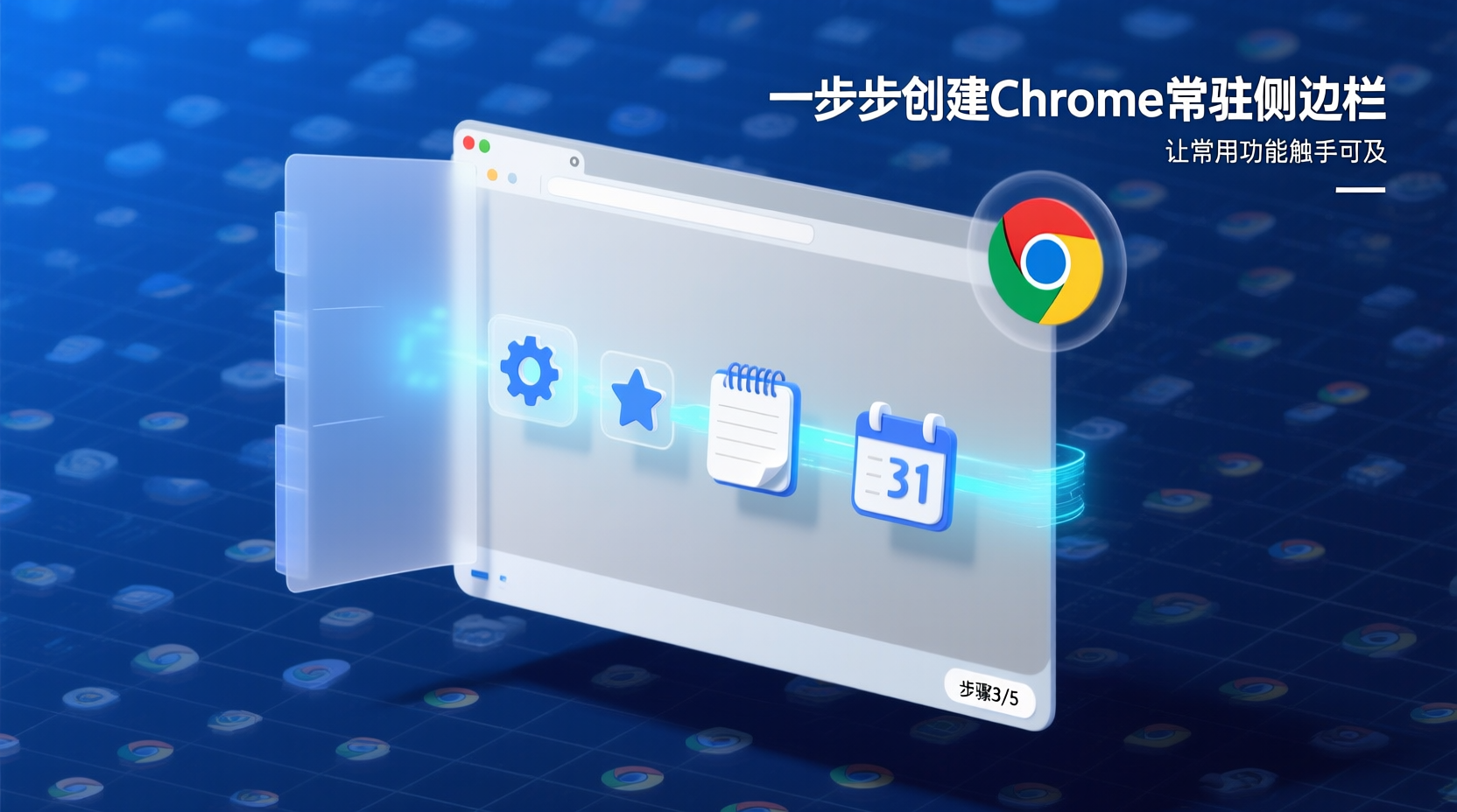 本文以「问题—约束—解法」视角拆解「Chrome 常驻侧边栏」完整实现：先厘清 2025 年 Chrome 121 起 Side Panel API 的能力边界，再给出 Manifest V3 扩展从 0 到上架的最短代码路径（含桌面、Android、iOS 差异），随后用「番茄待办」示例演示如何在 30 行代码内把任意 Web 应用钉在侧边栏并常驻切换标签后存活。文中同步提供性能、合规、商店审核